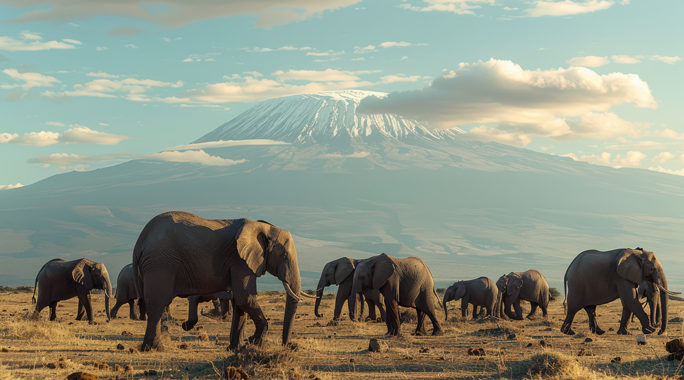 4 Days Tsavo East Tsavo West Amboseli safari